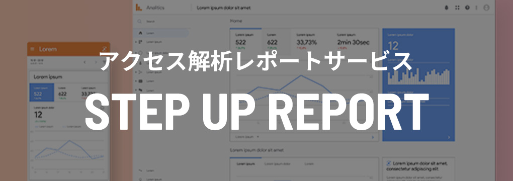 STEP UP REPORT〈アクセス解析レポート〉